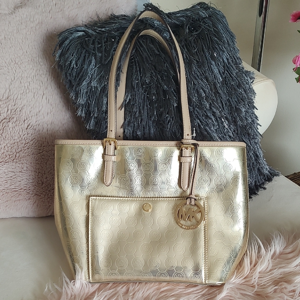 Michael Kors Shimmering Gold Tote